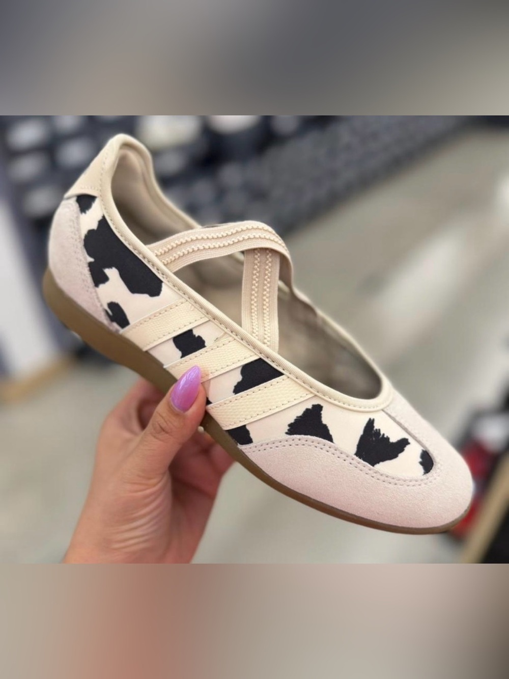 adidas Black and White barreada Mary Jane Style Sneakers